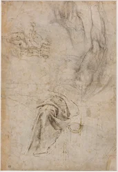 Schema voor de decoratie van het plafond van de Sixtijnse Kapel, c.1508